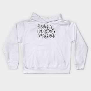 Gender is a Social Construct Kids Hoodie